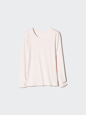 AIRism UV Protection Crew Neck T-Shirt |  Long Sleeve