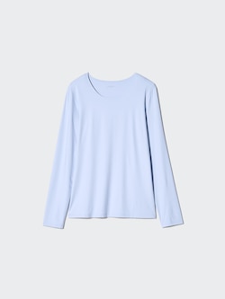 AIRism UV Protection Crew Neck T-Shirt |  Long Sleeve