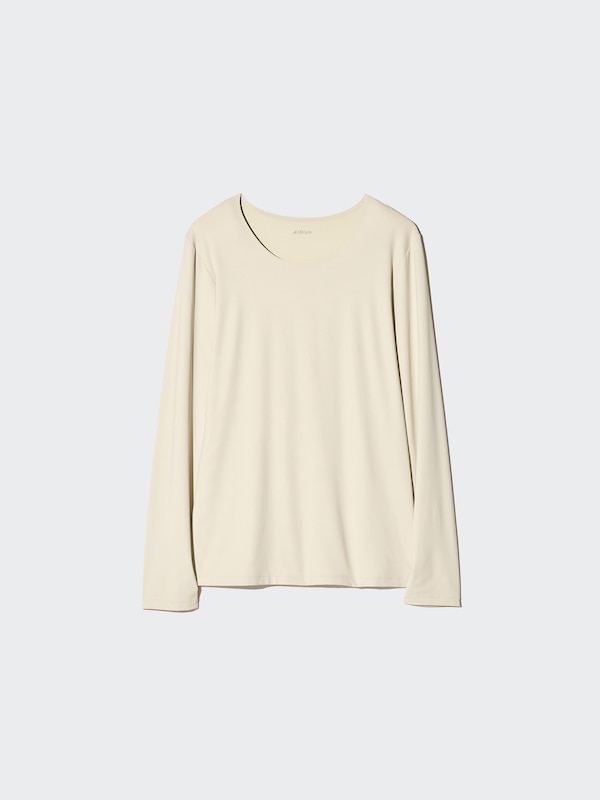 AIRism UV Protection Crew Neck T-Shirt | Long Sleeve