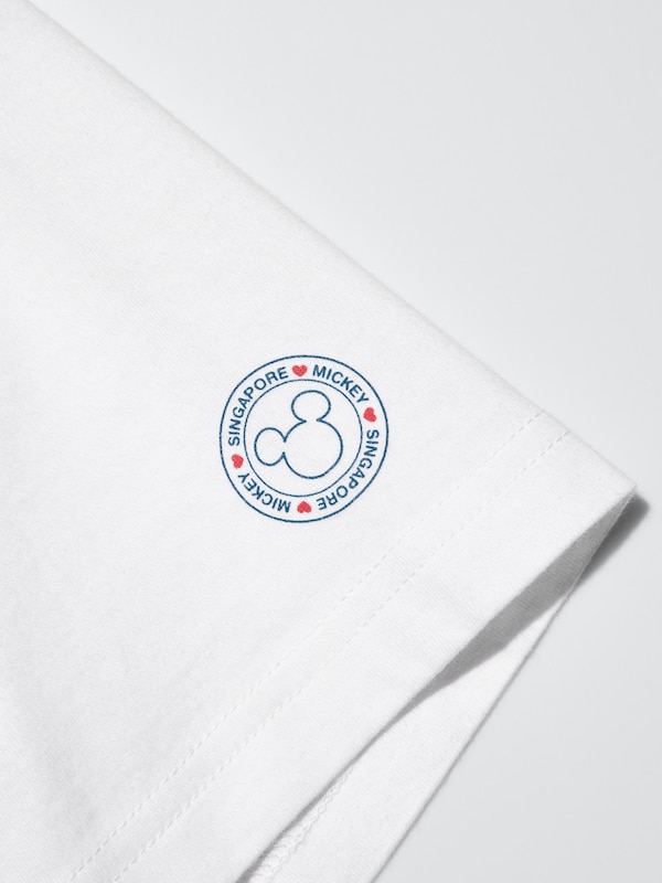 Mickey Mouse in Singapore UT (Short Sleeve Graphic T-Shirt)