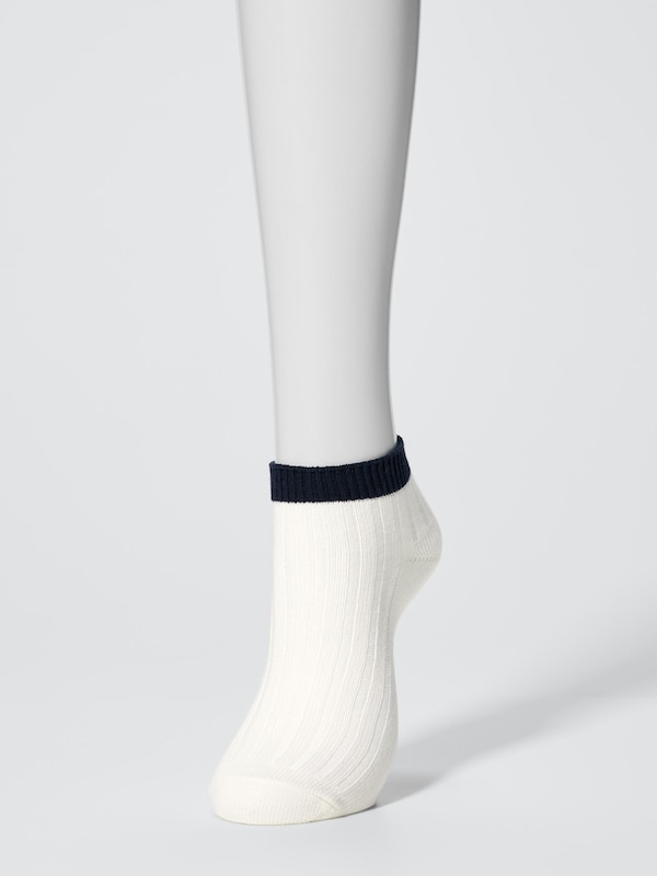 ショートソックス/3足組/リブライン