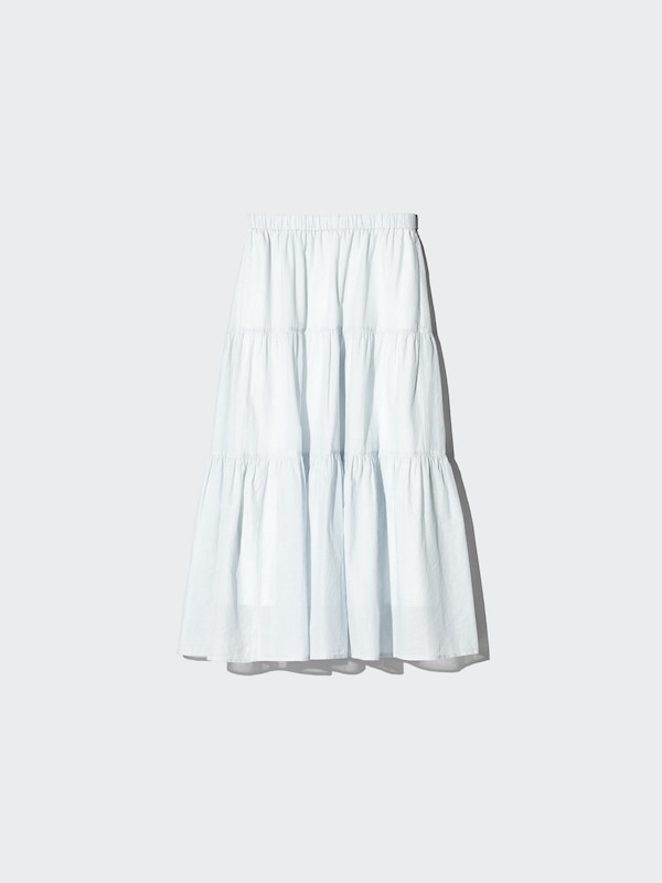 Chân Váy Maxi Xếp Tầng | Kẻ Sọc