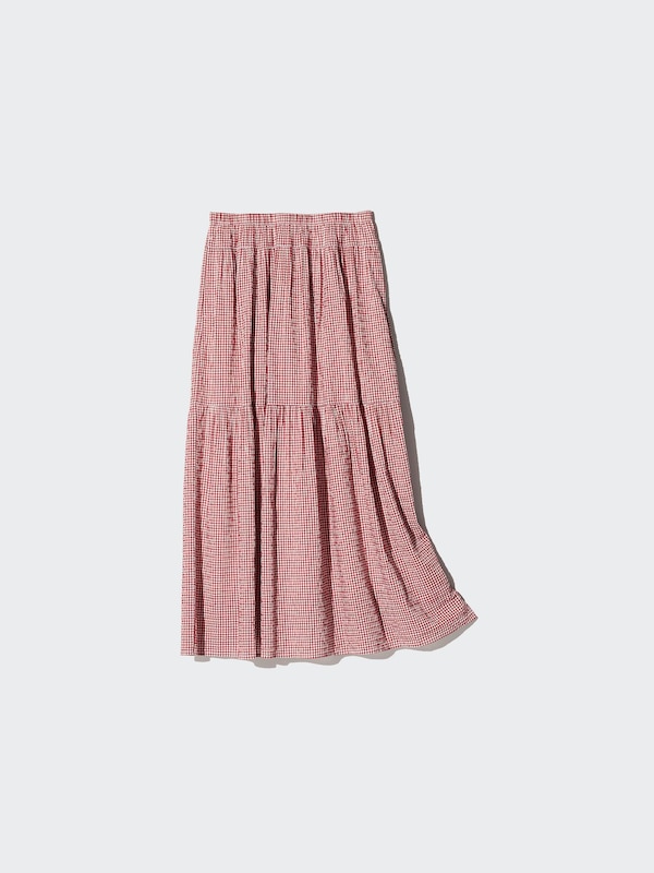 Chân Váy Maxi Xếp Tầng