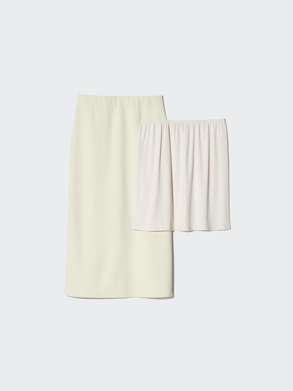 クレープジャージーナロースカート/丈短め