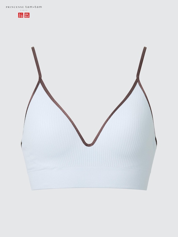 ワイヤレスブラ/プランジネック