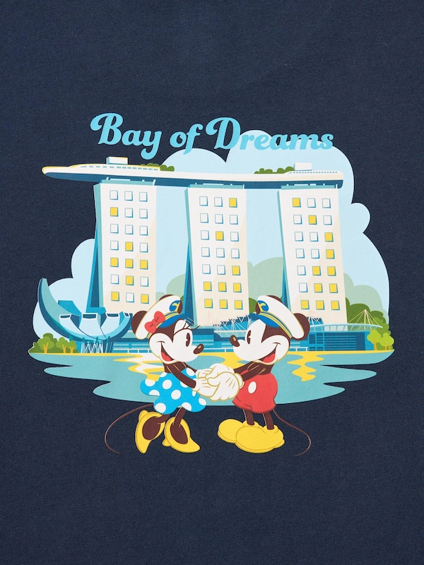 Mickey Mouse in Singapore UT (Short Sleeve Graphic T-Shirt)