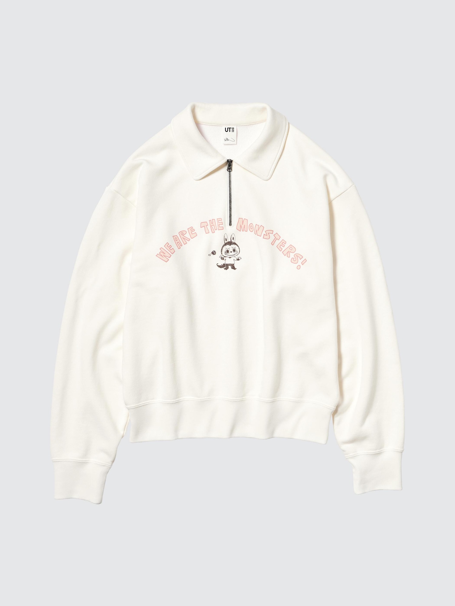 UT×POPMART ジップスウェットネイビーS Women's POP MART Half-Zip Sweatshirt | UNIQLO US