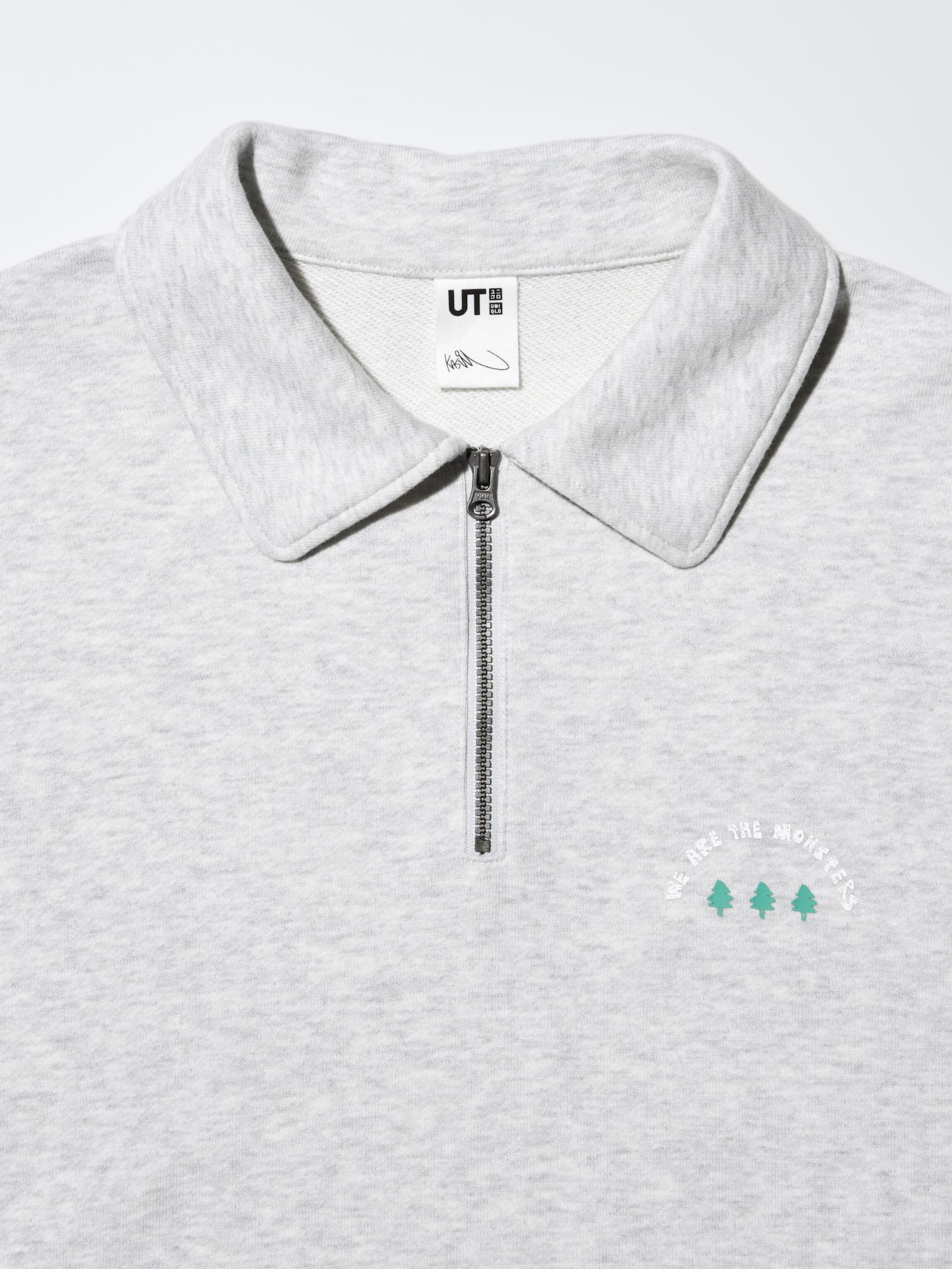 UT×POPMART ジップスウェットネイビーL Women's POP MART Half-Zip Sweatshirt | UNIQLO US