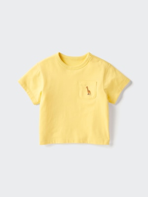 BABY Toddler AIRism Cotton Crew Neck T-Shirt
