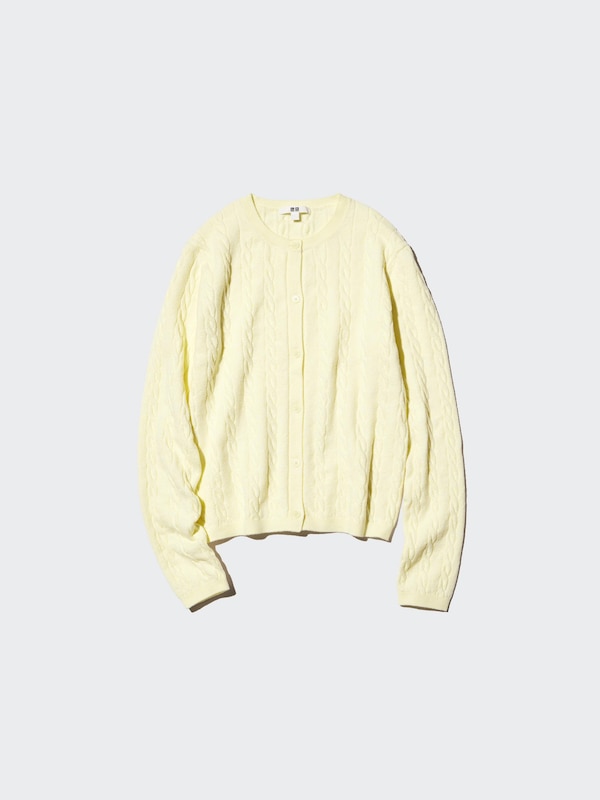 케이블크루넥가디건