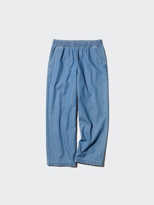 Cotton Relax Ankle Pants Denim
