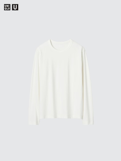 SUPIMACOTTON圓領T恤(長袖)(Uniqlo U)