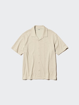 AIRism Cotton Full Open Polo Shirt