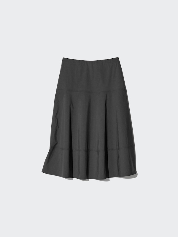 コットンナイロンサーキュラースカート/丈短め