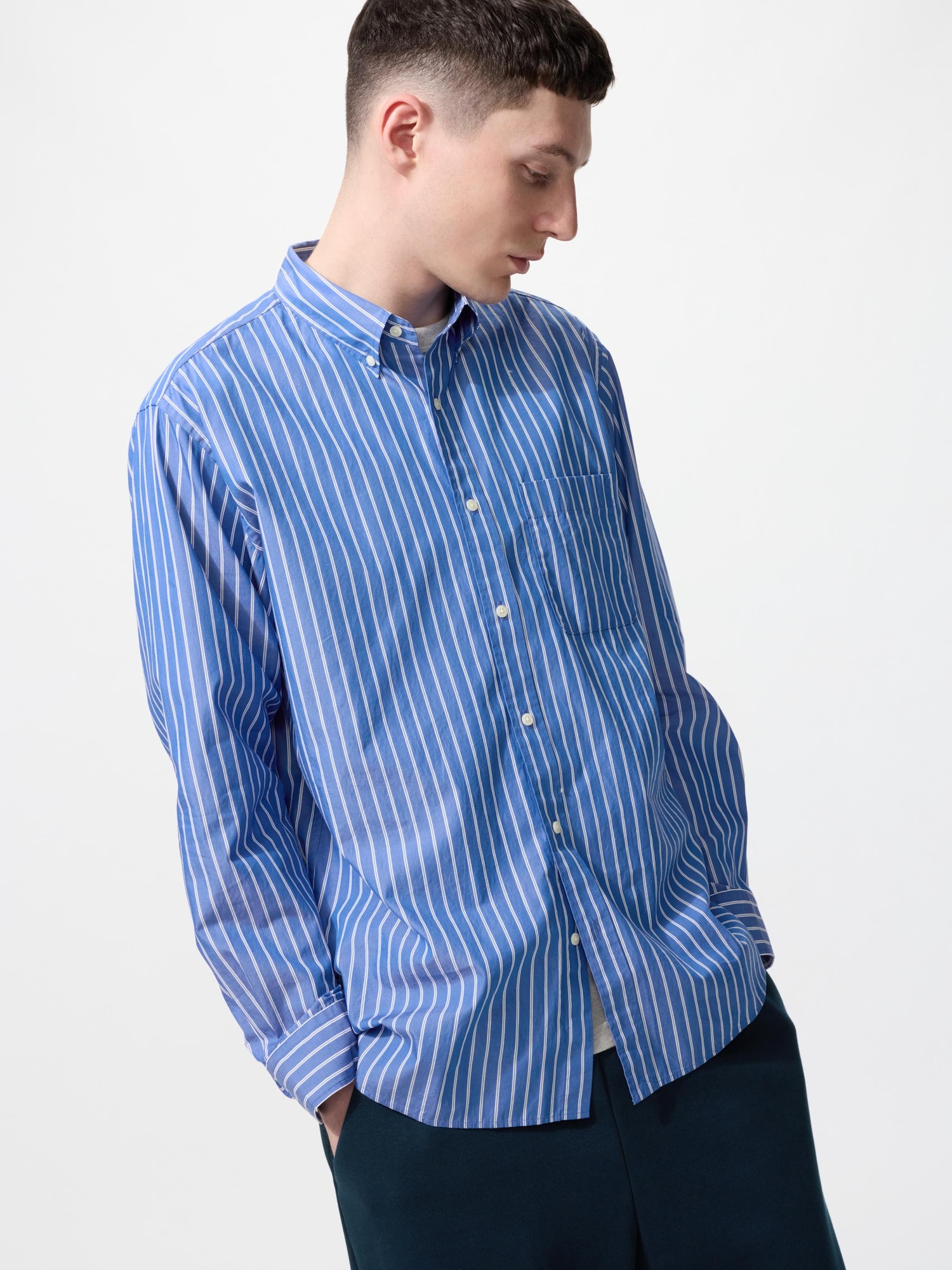 ユニクロ公式 | ブロード シャツ