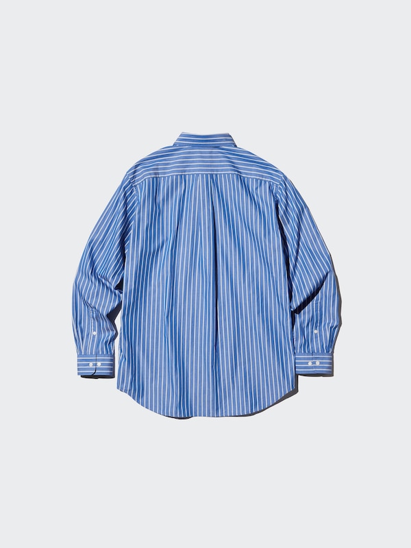 ブロードシャツ/ストライプ/ボタンダウン