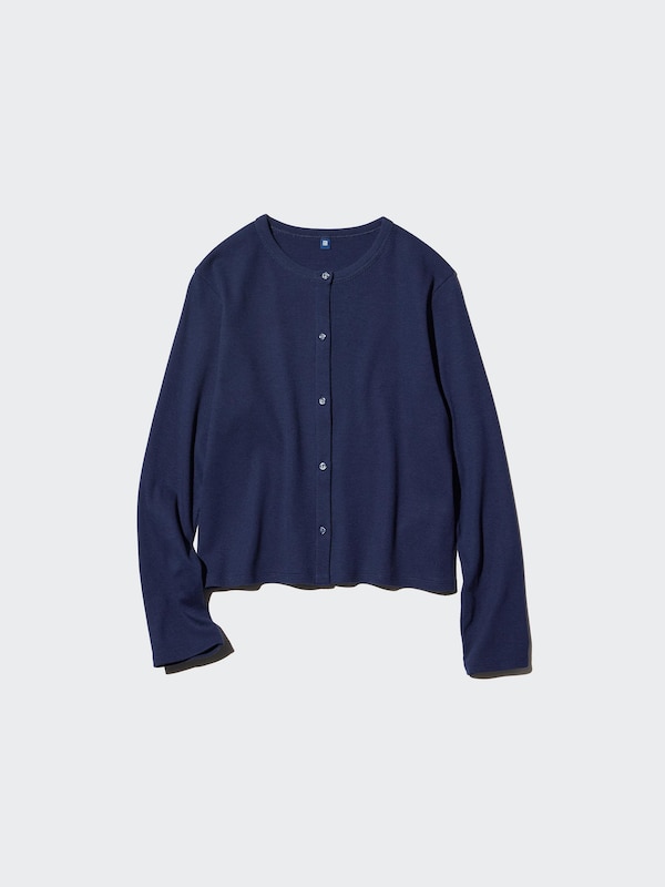 GIRLS ソフトリブカーディガン