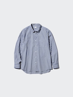 ブロードシャツ/レギュラーカラー/ストライプ