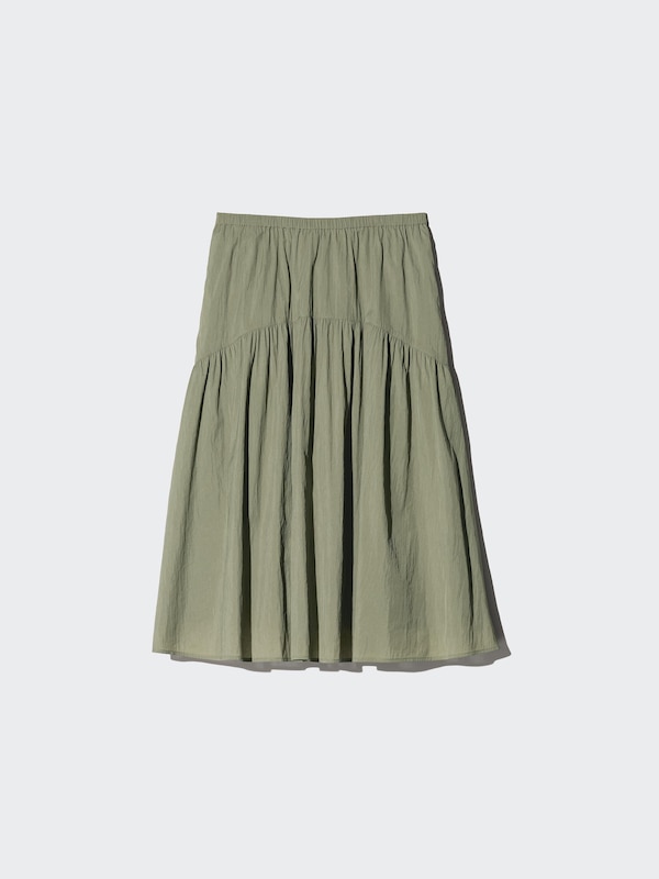 Nylon Gather Skirt