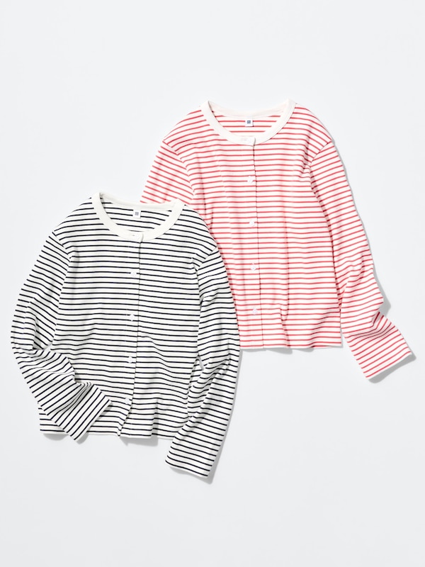 GIRLS ソフトリブカーディガン