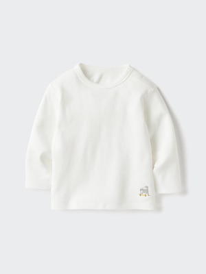 Crew Neck T-Shirt (Embroidered, Long Sleeve)