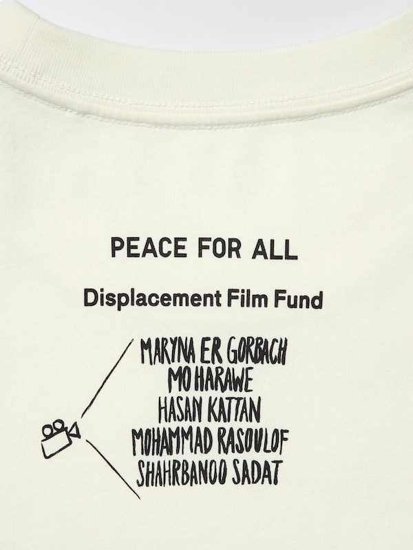 PEACE FOR ALL 그래픽T(레귤러핏)DFF