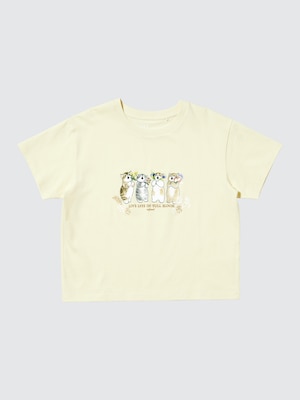 GIRLS mofusand UT (Short Sleeve Graphic T-Shirt)