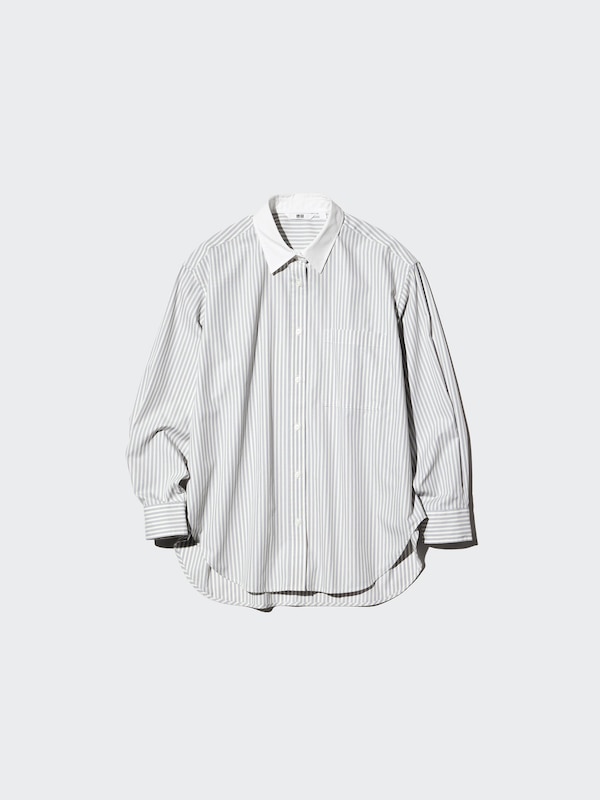 Cotton Oversized Shirt Long Sleeve