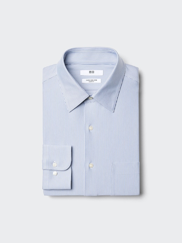 Super Non Iron Stretch Slim Fit Long Sleeve Shirt