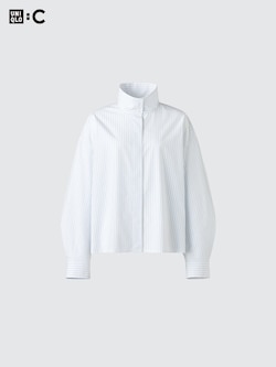 Cotton Stand Collar Shirt