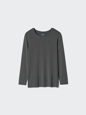 HEATTECH Crew Neck T-Shirt Long Sleeve