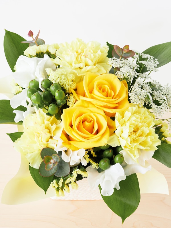 季節のアレンジメント（イエロー）