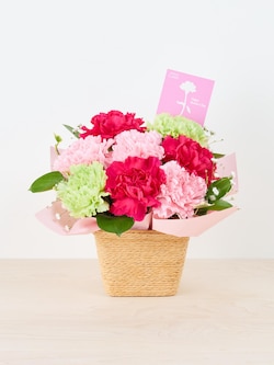 【予約商品】母の日アレンジメント（ピンク）