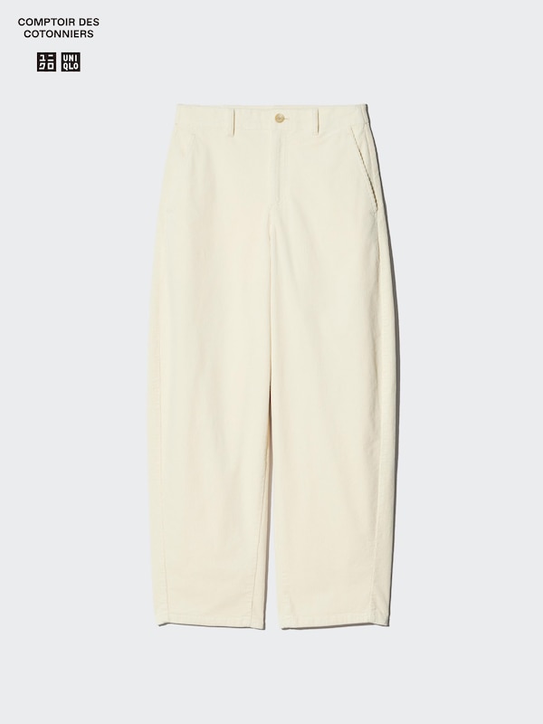 Corduroy Barrel Leg Pants