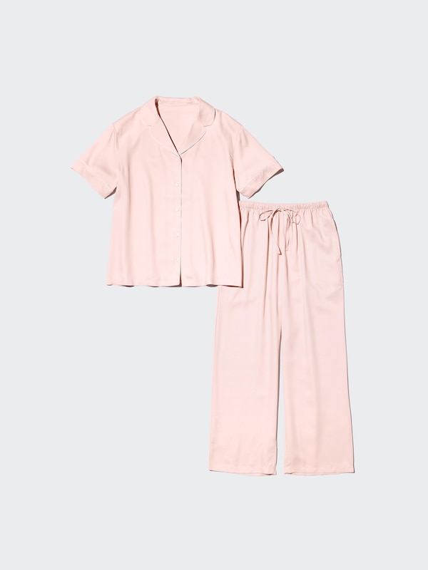 Satin Pajamas | Short Sleeve