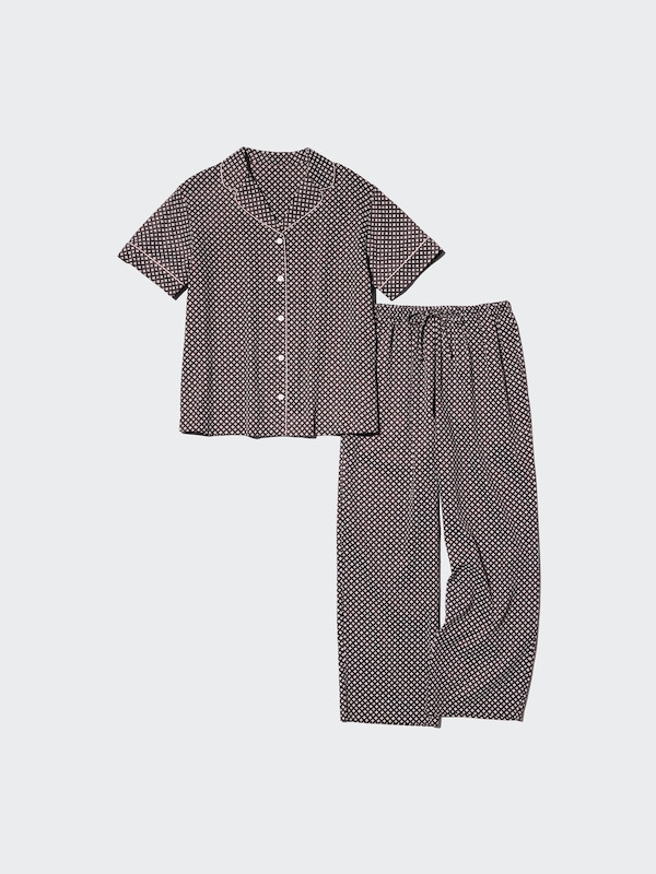 Satin Pajamas | Short Sleeve | Print