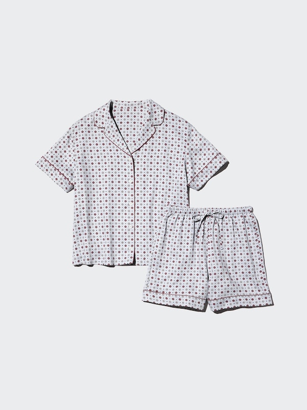 Bộ Pyjama Vải Satin | Họa Tiết