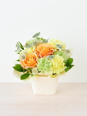 季節のアレンジメント（イエロー）