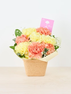 【予約商品】母の日アレンジメント（イエロー）