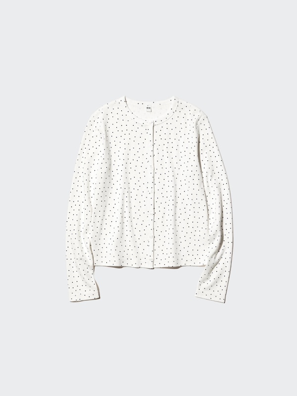 Pointelle Cardigan | Heart