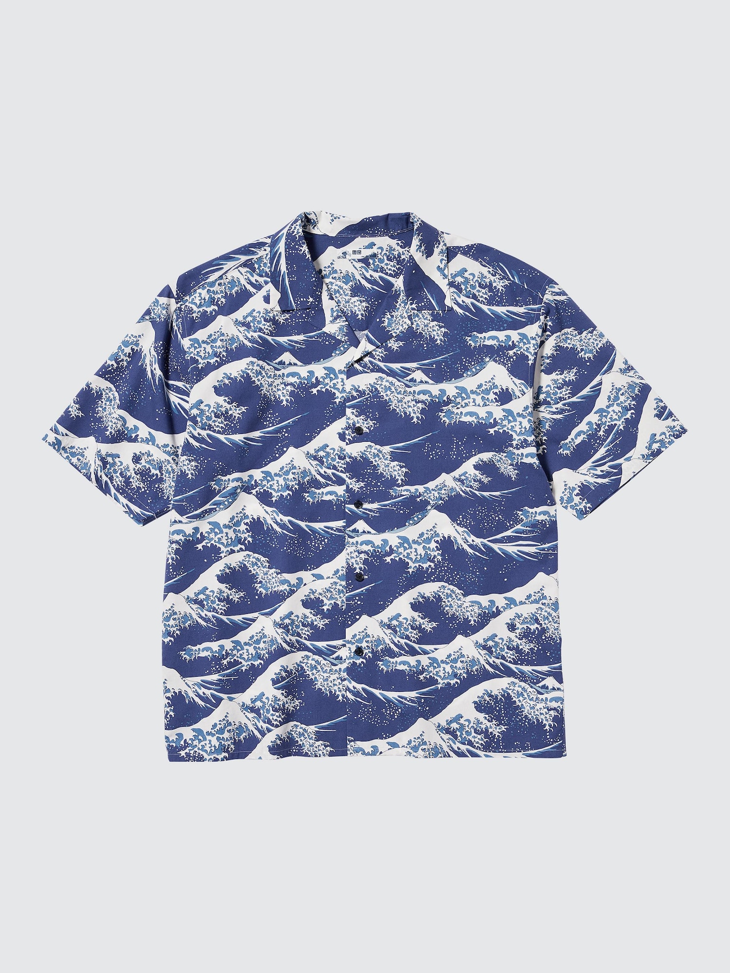 UNIQLO　オープンカラーシャツ ユニクロ公式 | オープンカラーシャツ/葛飾北斎(メンズ)