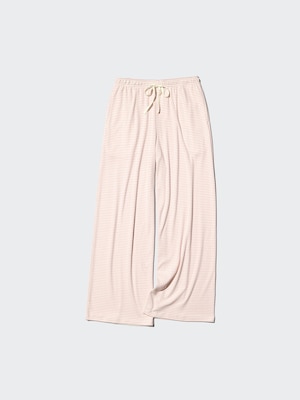 Ribbed Wide Easy Pants (Stripe)