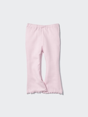 Quần Leggings Vải Gân Ống Loe