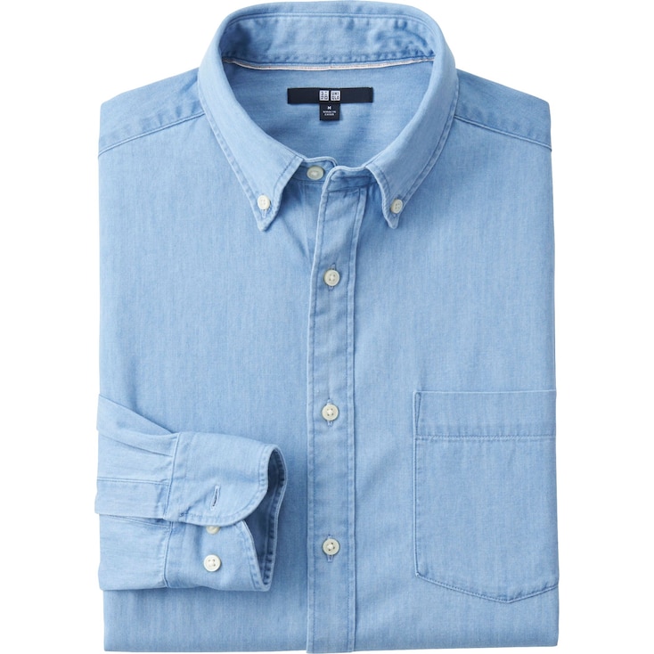 UNIQLO MEN Premium Linen Long Sleeve Shirt | StyleHint