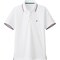Washed Polo Shirt, White, Small