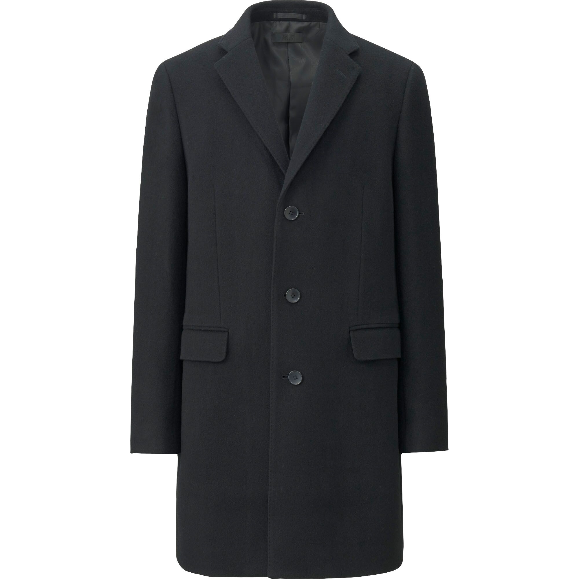 Uniqlo u wool hot sale blend chesterfield coat