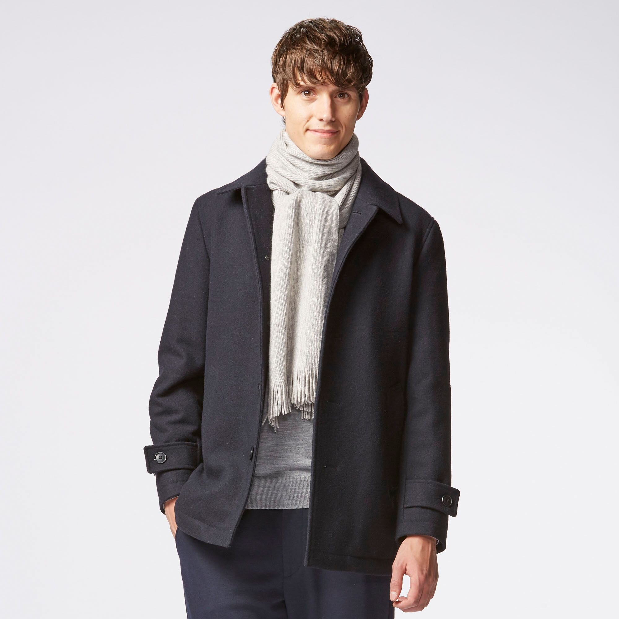 Uniqlo wool sale coat mens