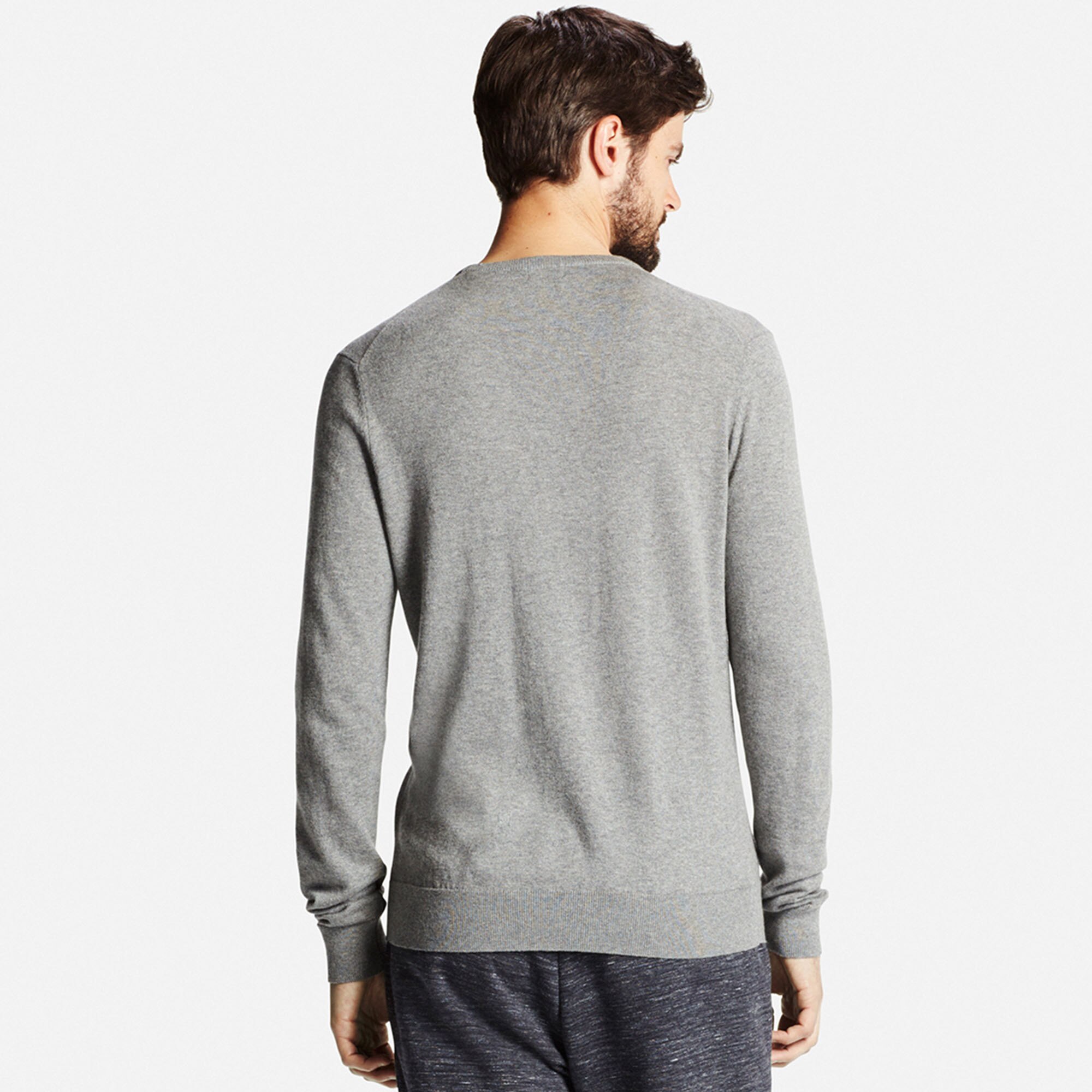 Men's Cotton Cashmere Crew Neck Sweater | UNIQLO US