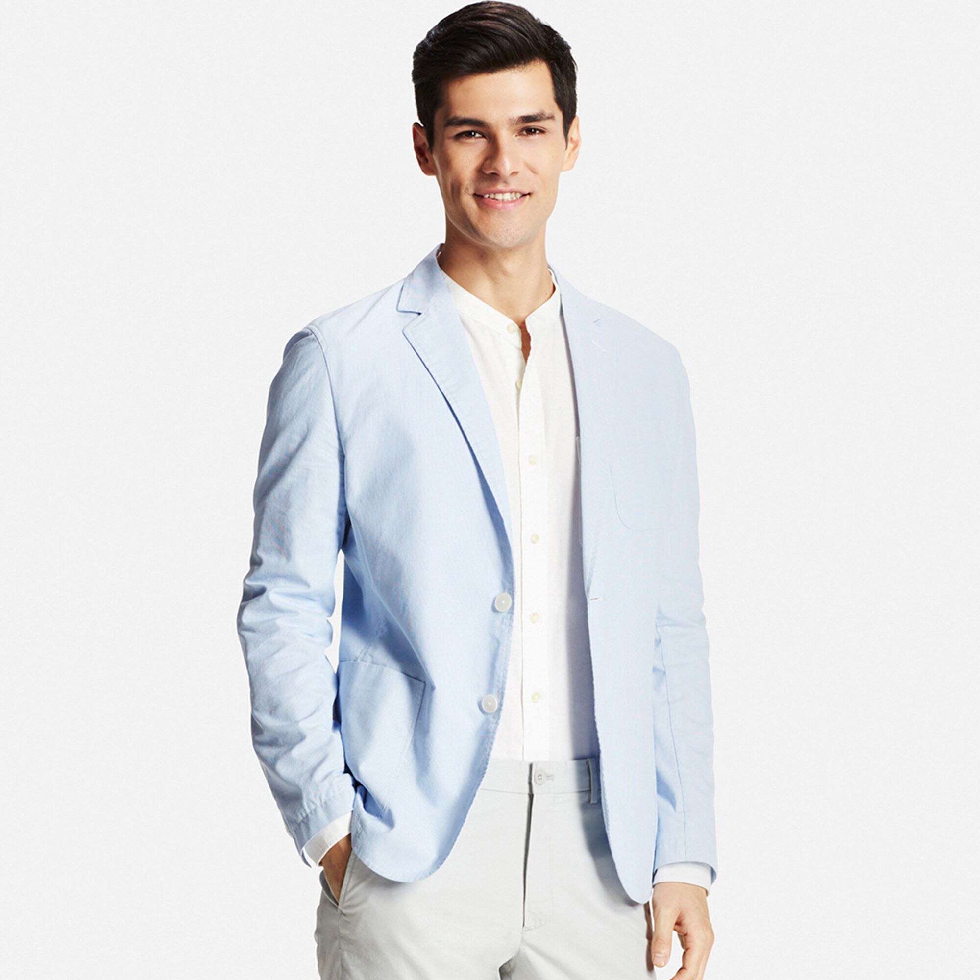 lightweight navy blazer