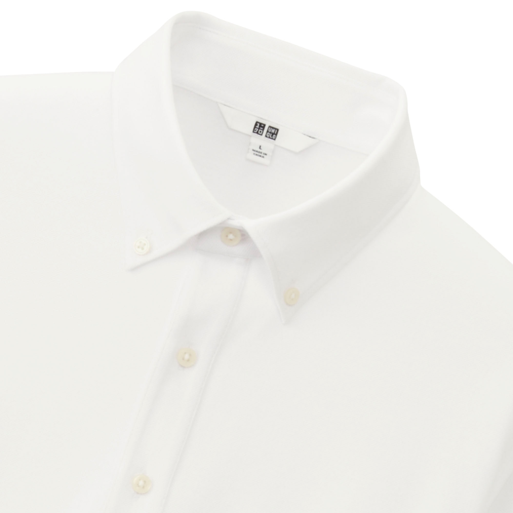 uniqlo black button down